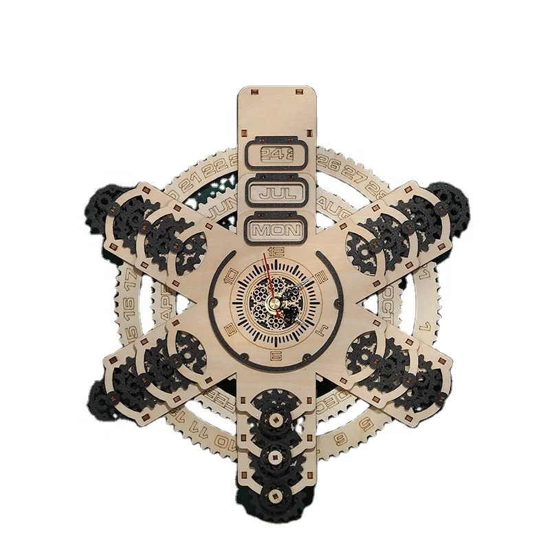 3d Puzzle calendar Hot Sale Toy  Jigsaw Wood Crafts 3D Wooden Puzzle Gifts