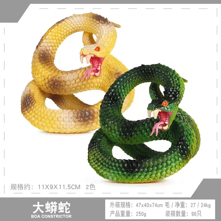 Hot Sale TPR Rubber Snake Simulation Animal Snake Model  Prank Toy Ornament Rubber Snake Animal Toy