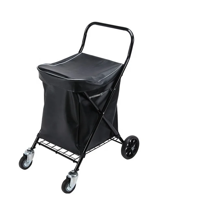 Newly Designed Environmentally Friendly Large Capacity Lightweight Foldable Shopping Trolley