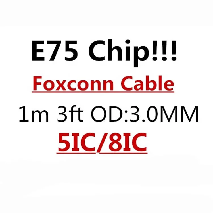 Wholesale For Foxconn Cable E75 IOS Cable For IPhone Charging UBS Cable For IPhone 12 Pro 11 Pro Max /X/XS/Xr/8/7/6 8ic 5ic