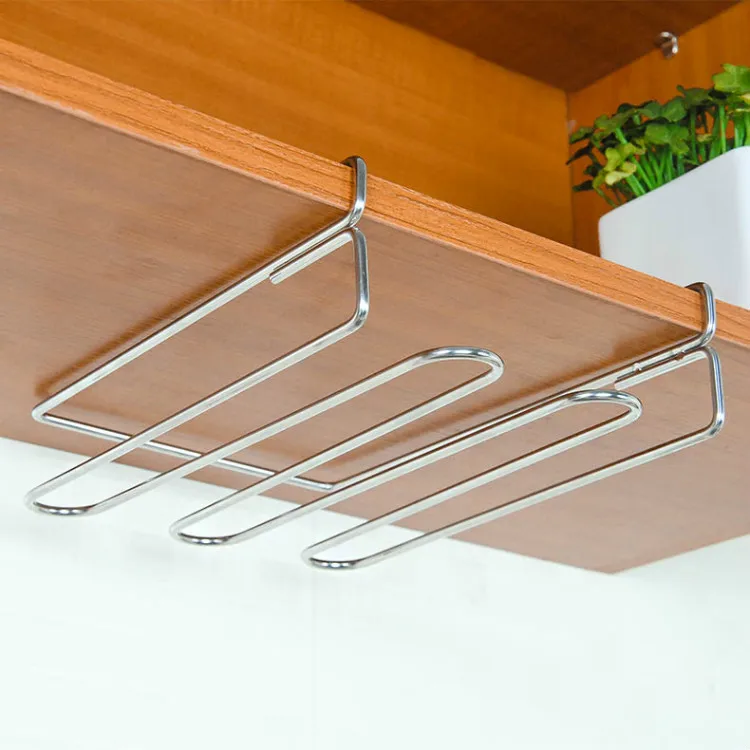 Kitchen Display Hanging Shelf Stemware Racks Bar Metal Wine Glass Holder Dinning Goblet Rack