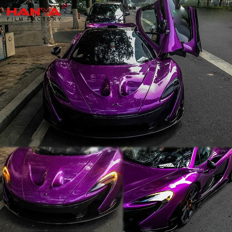 HANYA Wholesale Factory Price  Chrome  Pink Vinyl Car Wrap