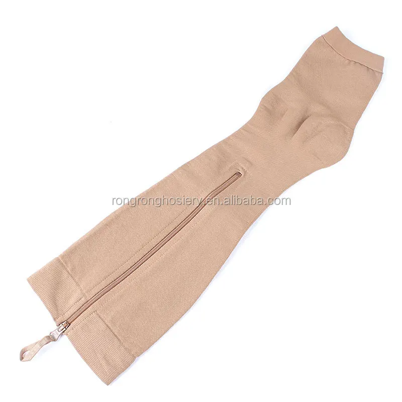 Rongrong  women zipper compression socks for nurses women and men