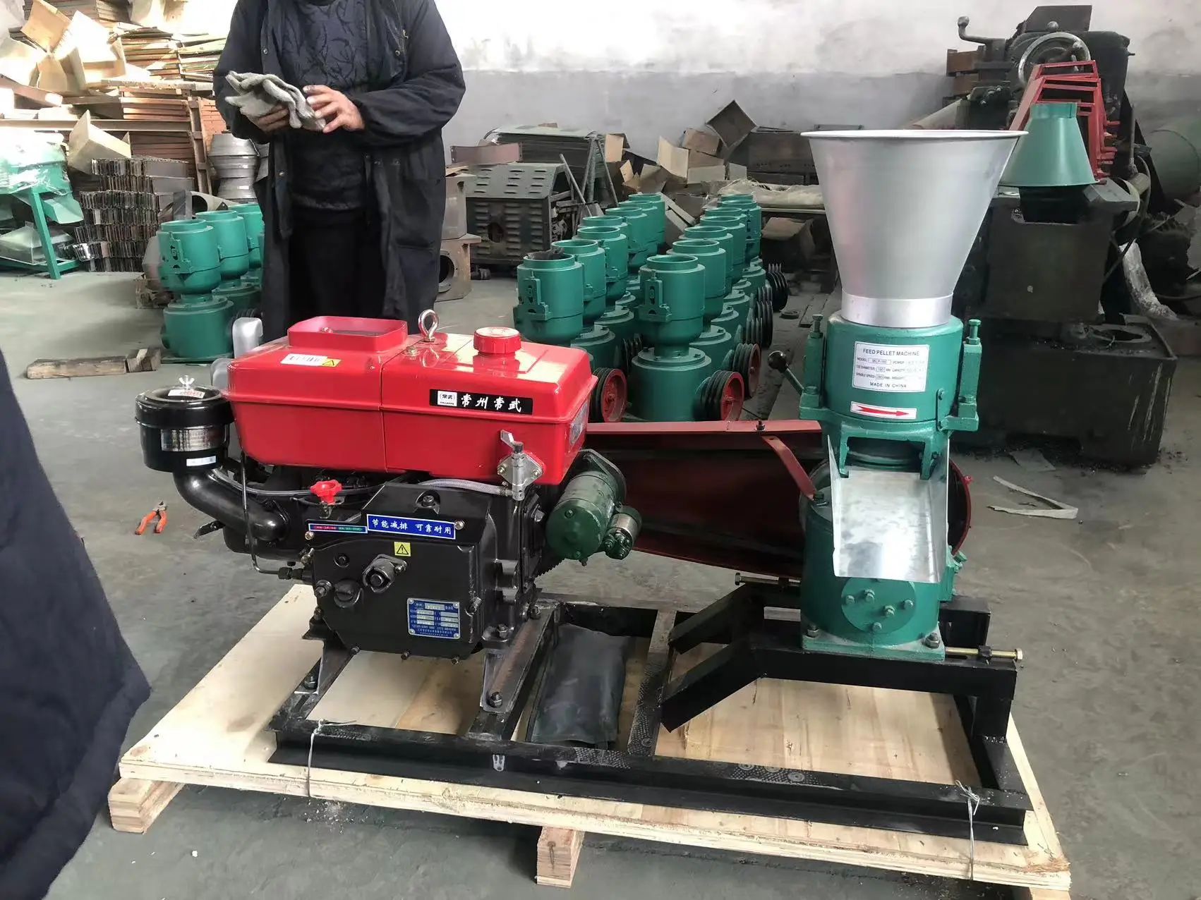 Low Price Chicken Animal Feed Pellet Machine 1 ton 500 kg/h Home Use