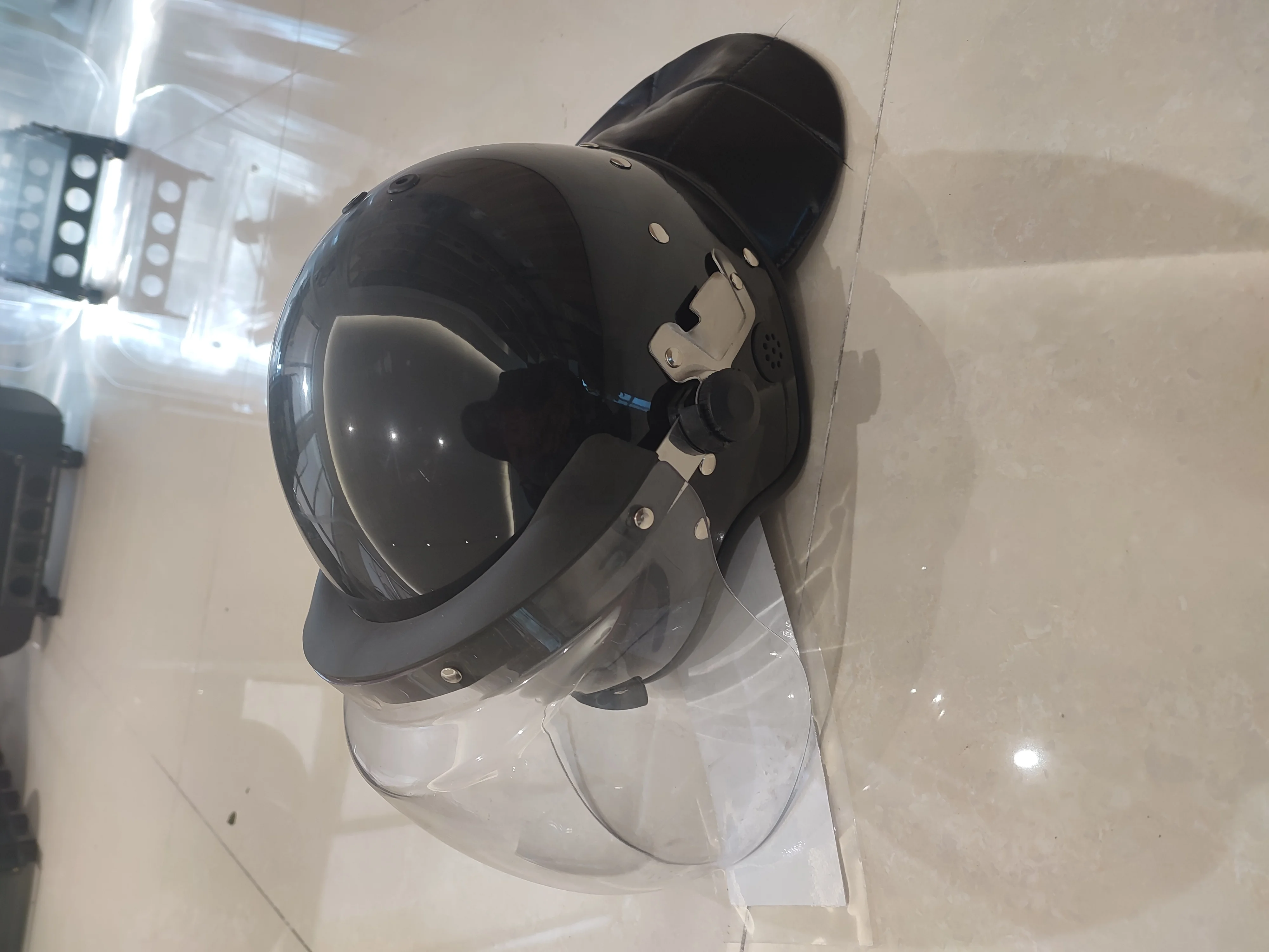 Черный цветной ABS защитный шлем против бумотов