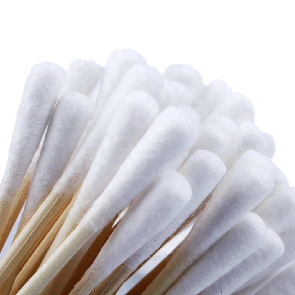 Аппликаторы из хлопка длиной 20 см, качественные палочки из чистого хлопка, ватные палочки