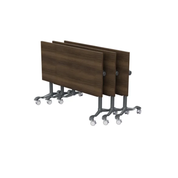 Office Furniture And School Desk Folding Foldable Training Room Table With Wheels