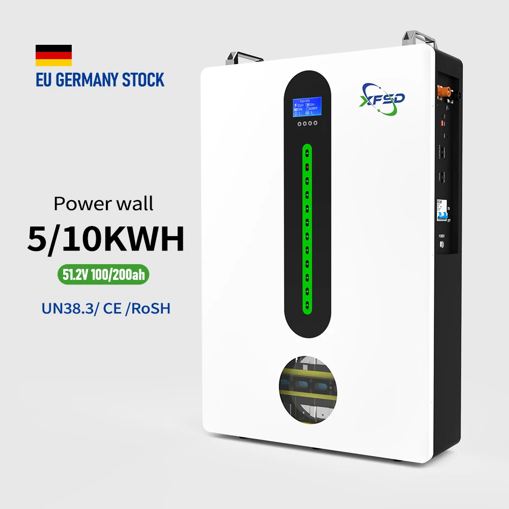 Factory Price Power Wall 51.2V LiFePO4 lifepo4 Lithium Ion Battery Pack solar 10kwh 48v 200ah home energy storage battery