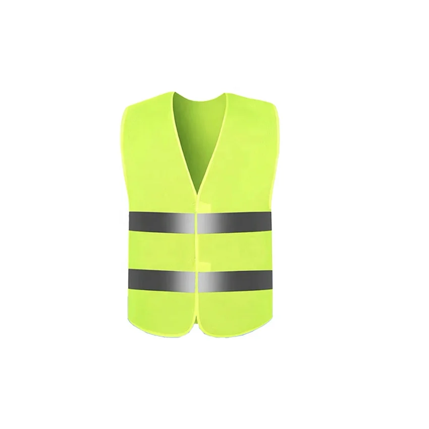 Yellow Cheap Reflective Safety ReflectorJacket Wear-resistant Customizable logo High Visibility Reflector Reflective Safety Vest