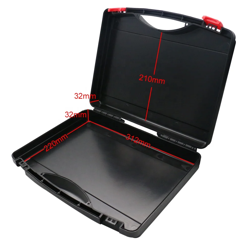 Useful Light Weight Plastic Carrying Tool Case with Large Capacity FOAM can be customized with cheapest price
