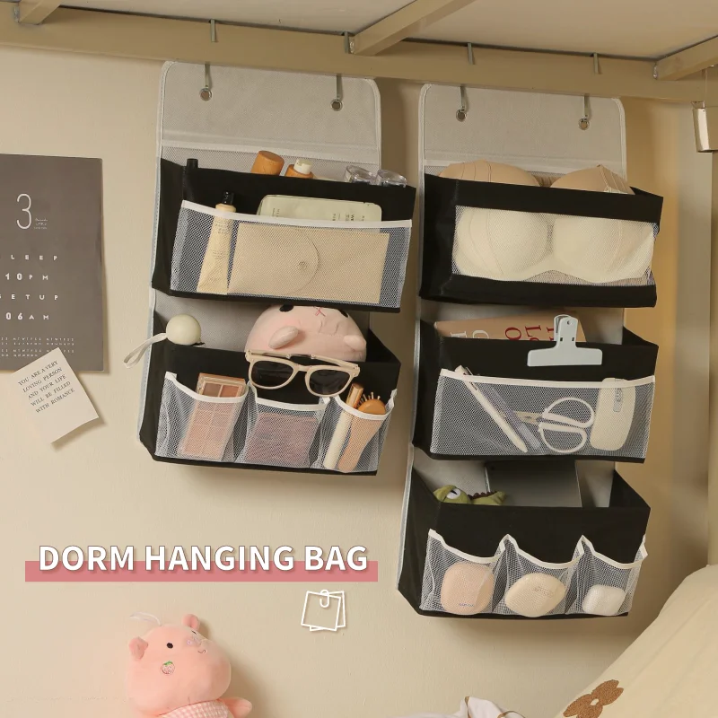 Multi-layer Dorm Hanging Bag 2-3-4 Layer Storage Hanging Bag Behind the Door Organize Shelf