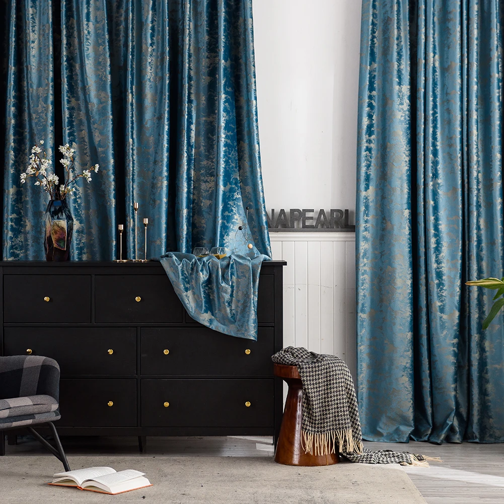 Luxury Velvet Curtains for Living Room Thick Soft Velvet Textured Window Curtains Drapes Thermal Insulated Grommet Decoration