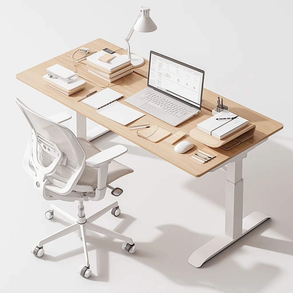 Wholesale Custom Electric Height Adjustable Computer Table Double Motor Three Section Lifting Table Modern Standup Office Table