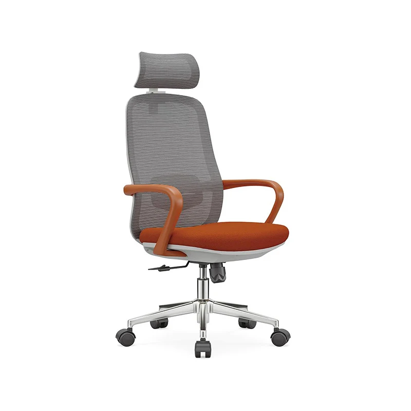 Modern Luxury Lift Chair Ergonomic Metal and PP Full Mesh Swivel Reclining Office Work Chair with Adjustable Headrest