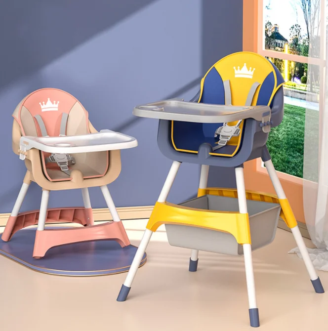 Newborn Baby Chairs Kids Dinning Child  High Chair 3 in 1 Baby Feeding Dinning Eating Foldable Chair for Baby