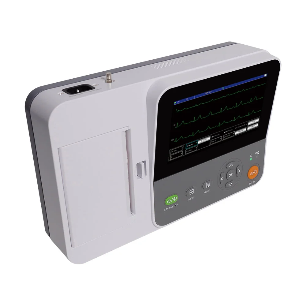 Портативный электрокардиограф CONTEC E6 ecg по низкой цене больничный