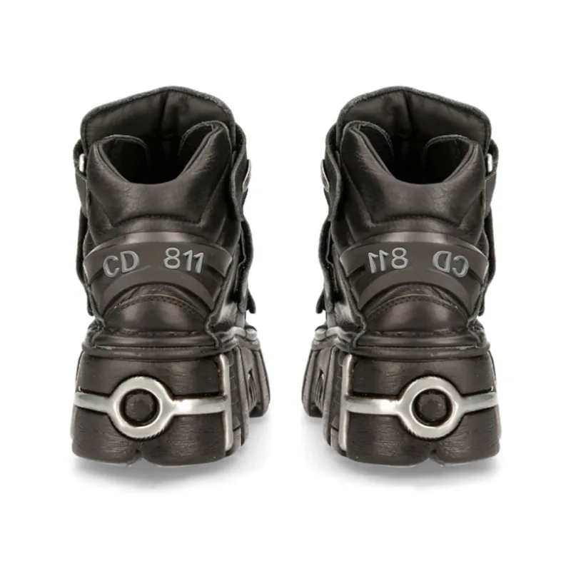 Pop Design luxury 2024 new low top metal muffin bottom daddy shoes with all the increase punk shoes thick sole