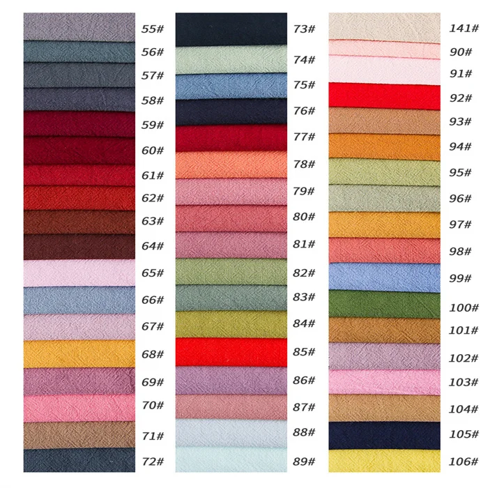 16s Stone Washed Cotton Crepe Muslin Fabric