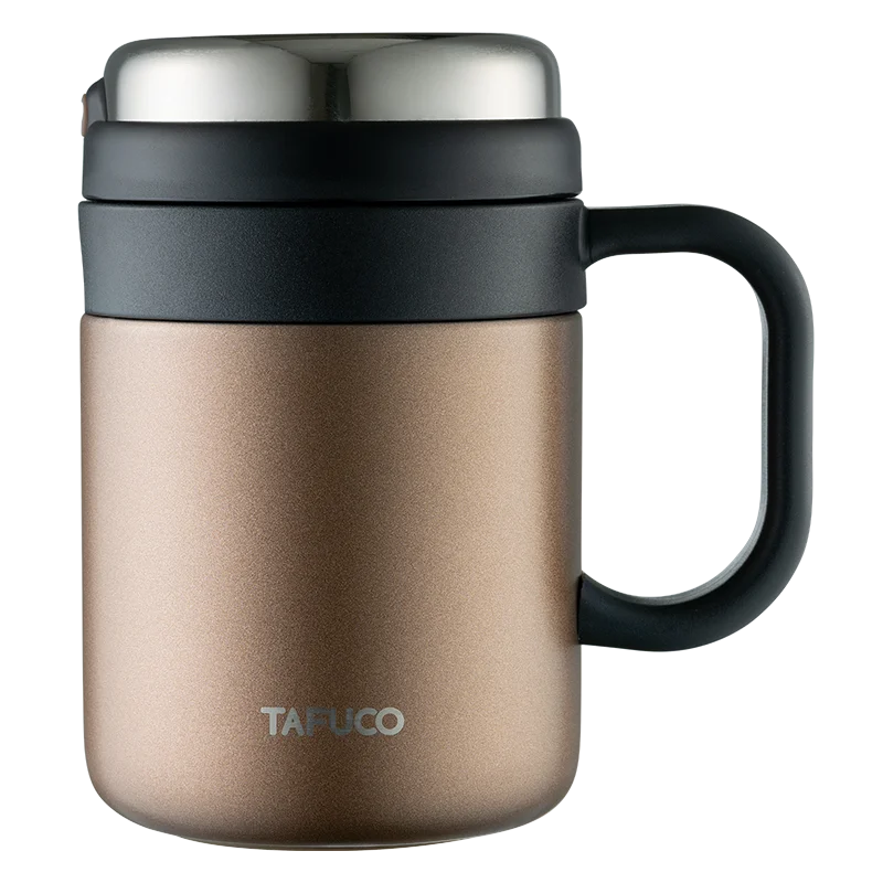 
Wholesale Colorful 500ml Vacuum Stainless Steel Thermal Coffee Mug with handle from China 