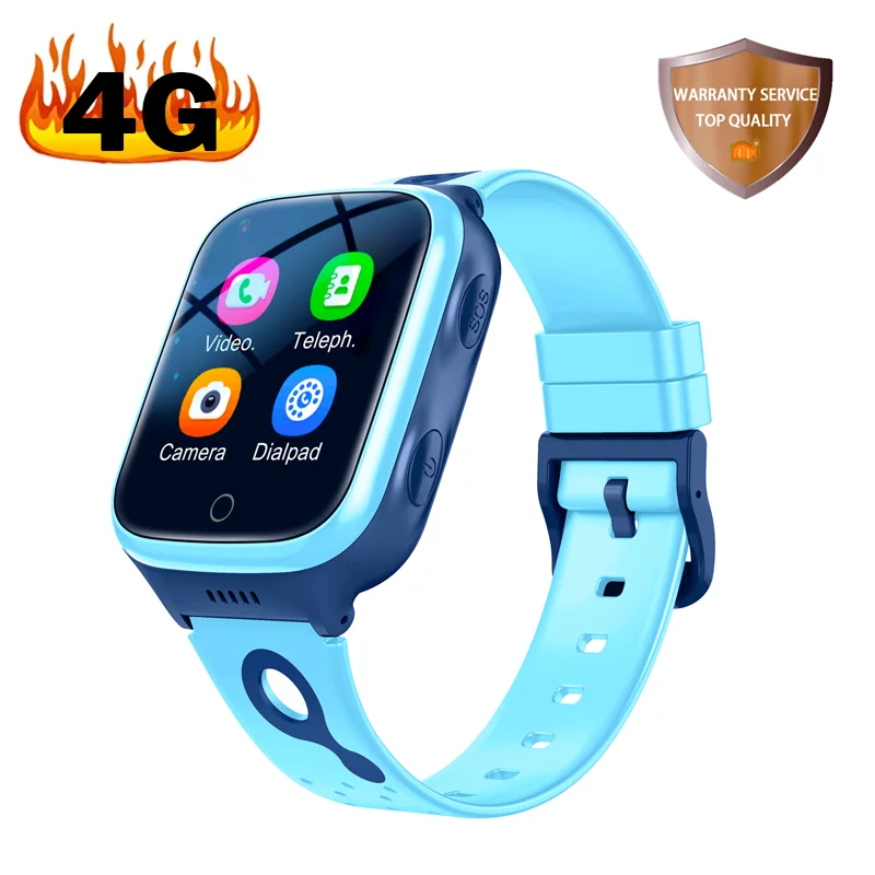 Amazon 2022 top seller 4G Kid Wearable Devices K9 Big Battery 1000 mAh Kids Smart watch 4G Video Call Tracker SOS GPS Tracker
