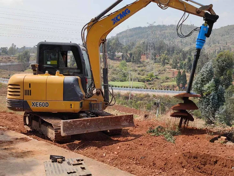 AE Good Price Earth Auger Drill Machine Construction Machinery Operated Post Hole Digger Drill for Sale