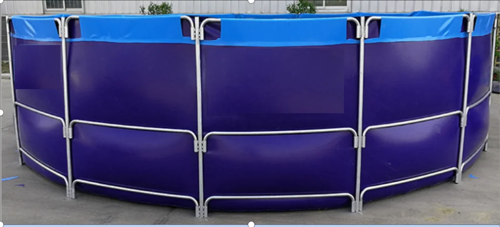 100% Polyester Water Tanks Swimming Pool Waterproof PVC Fish Pond Pools 500gsm 650gsm 700gsm Tarpaulin Woven Pattern Coat Design