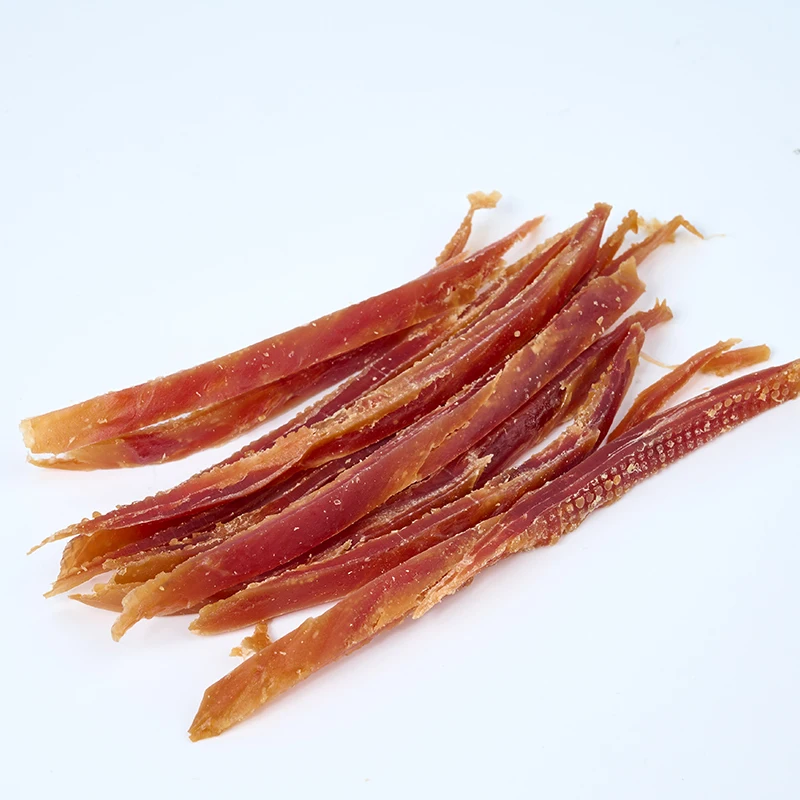 Competitive Price Crispy Savory Pet Meat Snacks Delivering Delicious Duck Jerky
