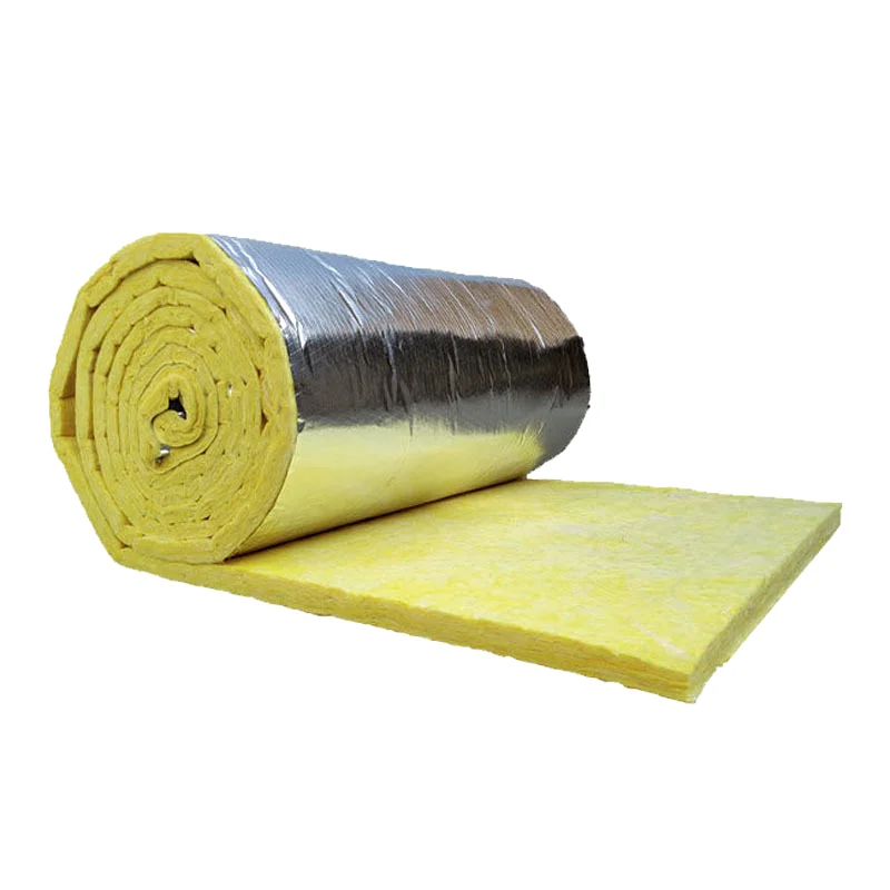 Thermal insulation and fireproof material building insulation fiber glass wool blanket for roof insulation