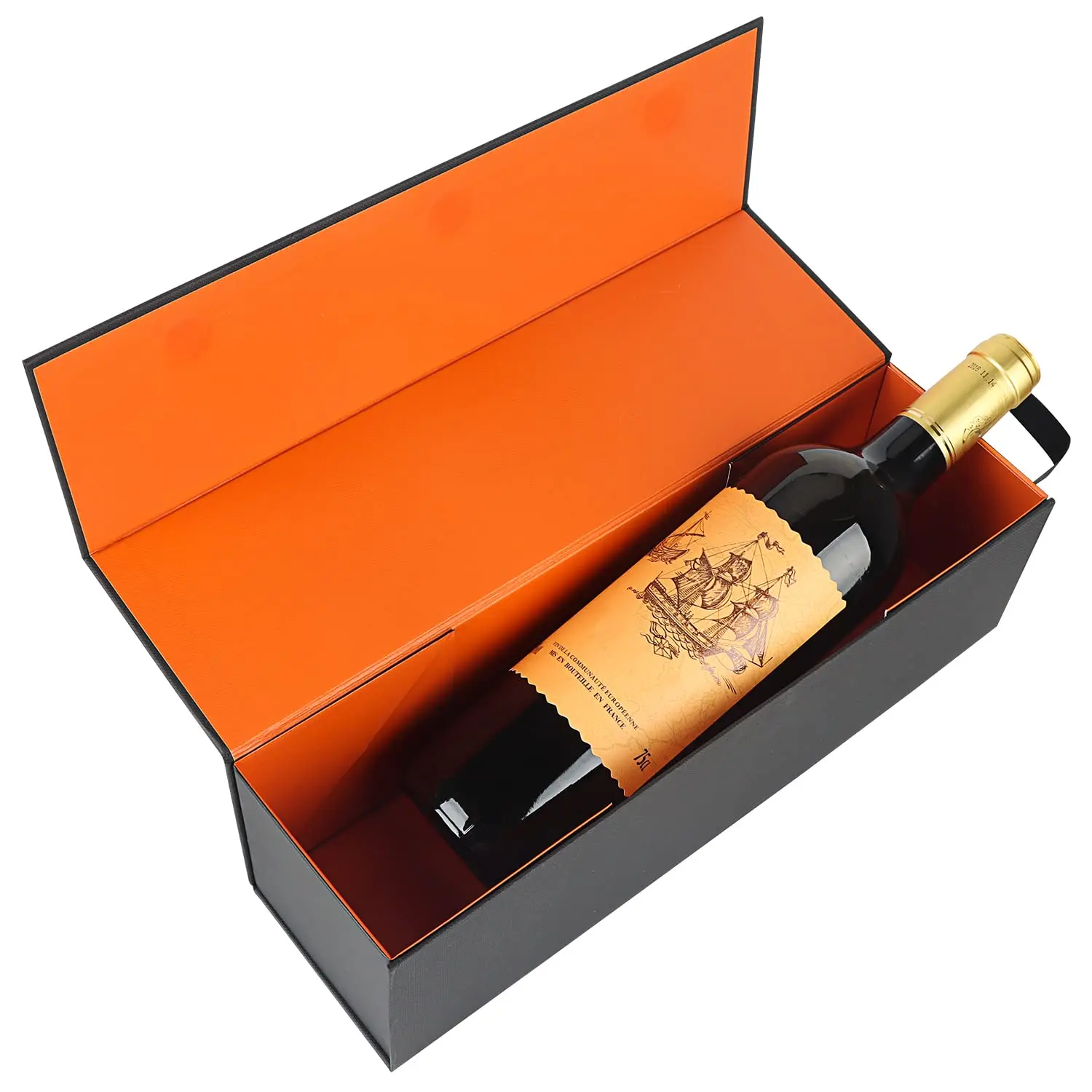 Customized Printed Logo Wine Gift Box Paper Box Wine Paper box For Wine Glass Bottle Gift Packing
