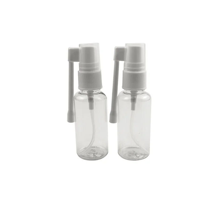 Plastic Nasal Spray Bottle 20ml 30ml /50ML 360 Degree Rotation Atomizer Refillable