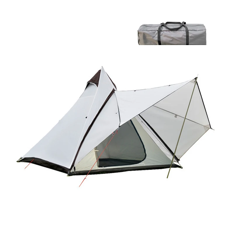 Hot Sale Double Layer Automatic Garden Tent Oxford Fabric Straight Bracing Type Camo Design for Outdoor Hotel Desert Camping