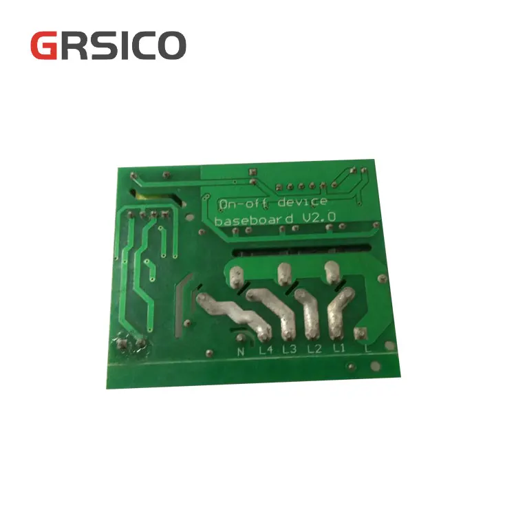 Mobile App Network Remote Control 4Gang Smart Circuit Breaker Switch PCB Suitable for Indian market