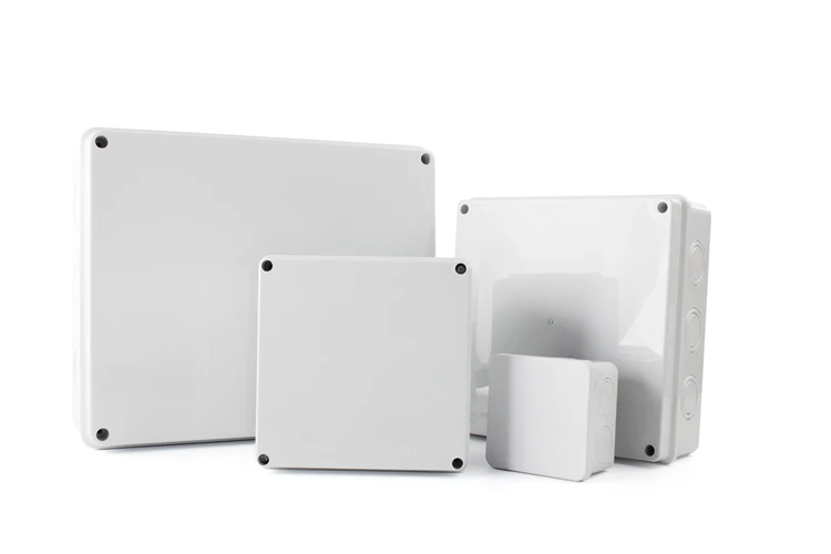 JESIRO Q3 размер 80x80x50 серии термостойкий водонепроницаемый корпус ip44 пластиковая электрическая распределительная коробка