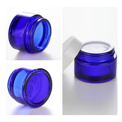 Customized 5ml 10ml 15ml 20ml 30ml 50ml 60ml 100ml Frosted Glass Cream Jar Cosmetic Cream Jar Glass Packaging