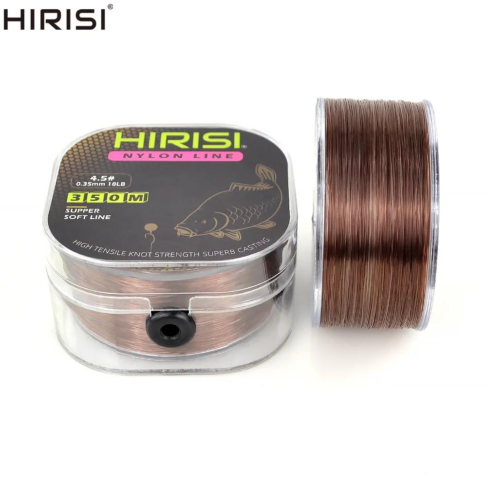 Hirisi 12LB-20LB 350m Nylon Line Super Strong Fishing Line Japan Monofilament Carp Fishing Line