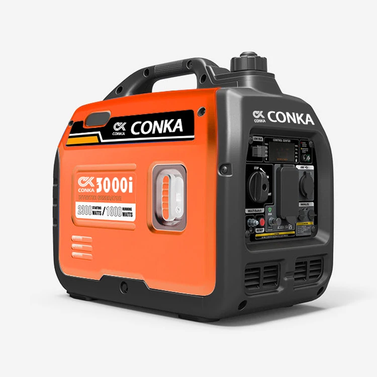 Высококачественные портативные бесшумные генераторы Conka 3 кВт небольшой инверторный бензиновый генератор