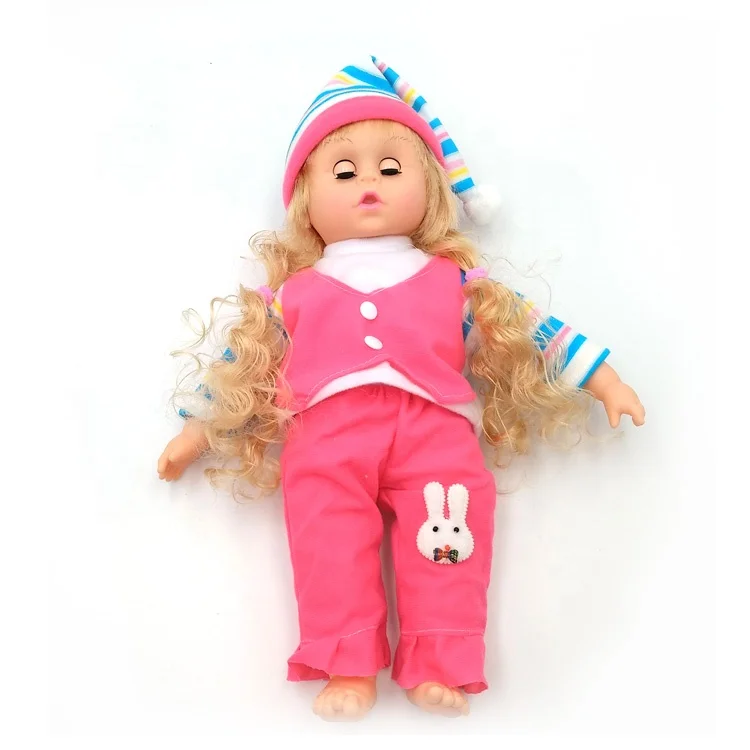 GCC Toys 16 Inch Kids Toy Baby Doll Baby Girl Toys with Cosmetic Set and IC Music