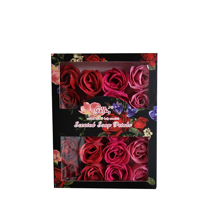 Scent Rose Flower Soap Gift Set Bathing soaps