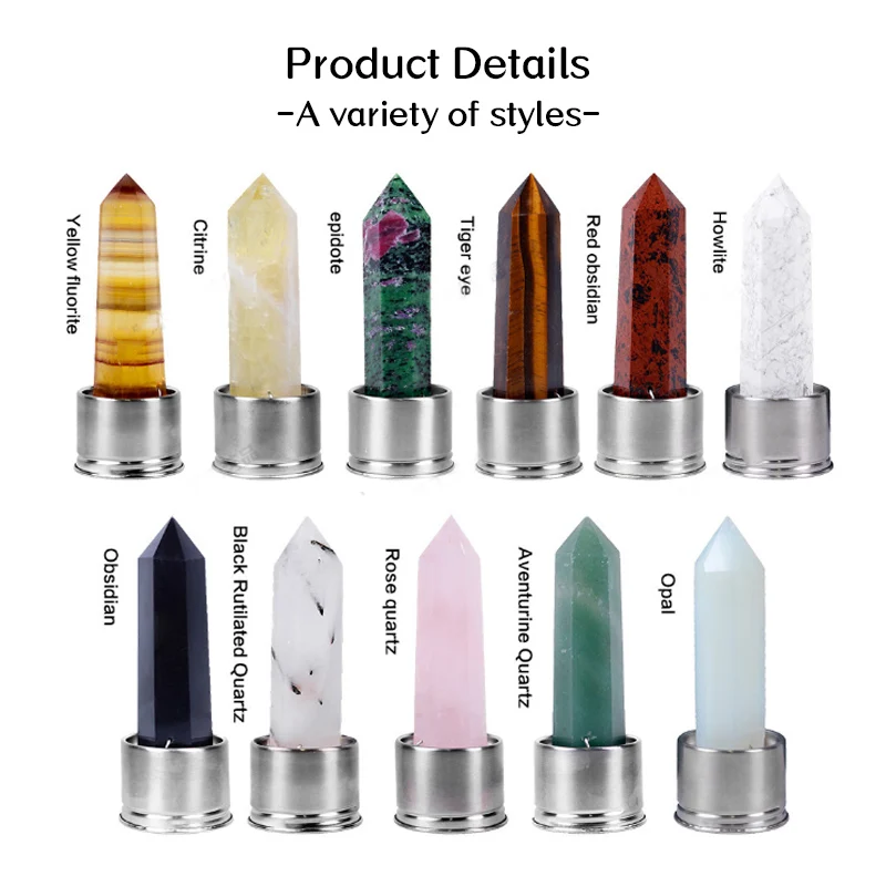 High quality amethyst stone polished single point 6 Angle column energy cup bottle column natural crystal column
