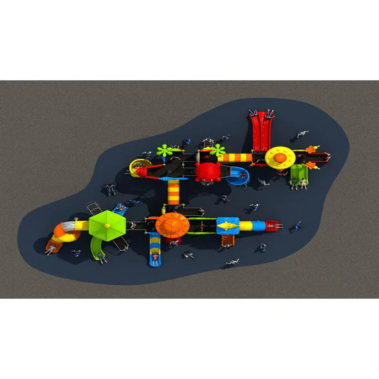 HD15A-105A дешевые уличная площадка тренажер Спорт фитнес оборудование, рисунок с животными, детские ползунки