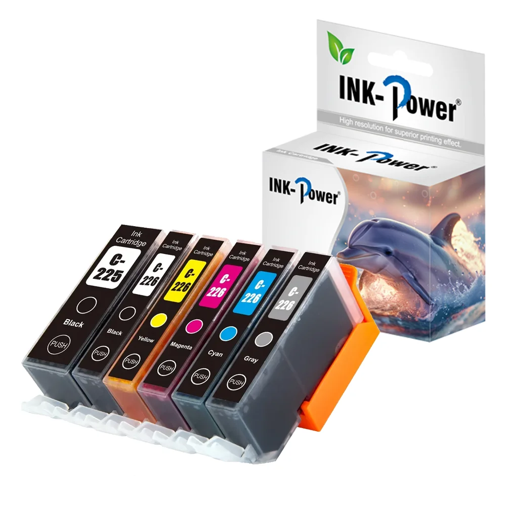 INK-мощность CLI 225 226 PGI225 CLI226 CLI-226 Премиум Совместимость Цветной струйный картридж с чернилами для Canon PIXMA Mg6110 принтер
