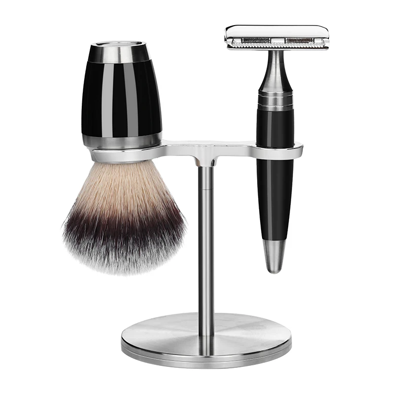Factory wholesale acrylic handle Shaving Brush Set Shaving set gift for men