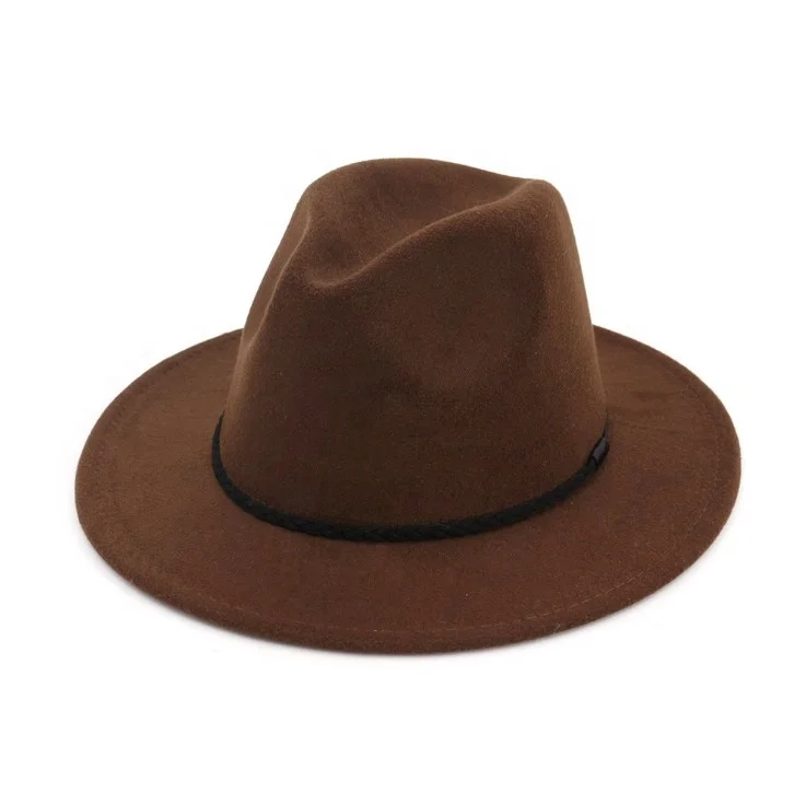 cheap men women fedora panama wool felt hat