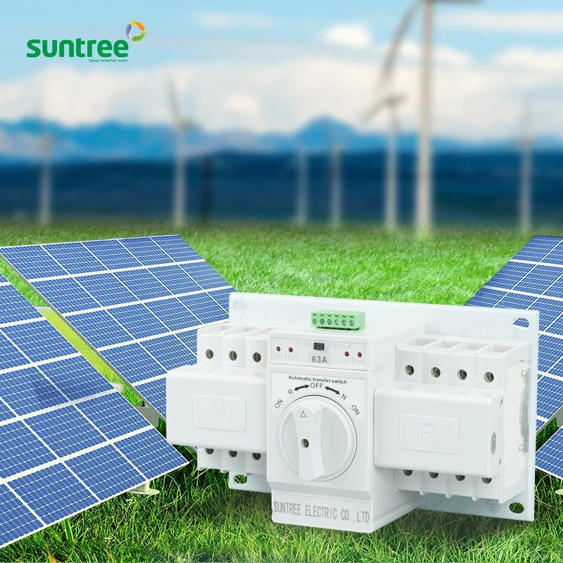 Factory Price ATS Automatic Change Over Switch 100A Automatic Transfer Switch ATS for Diesel Generator