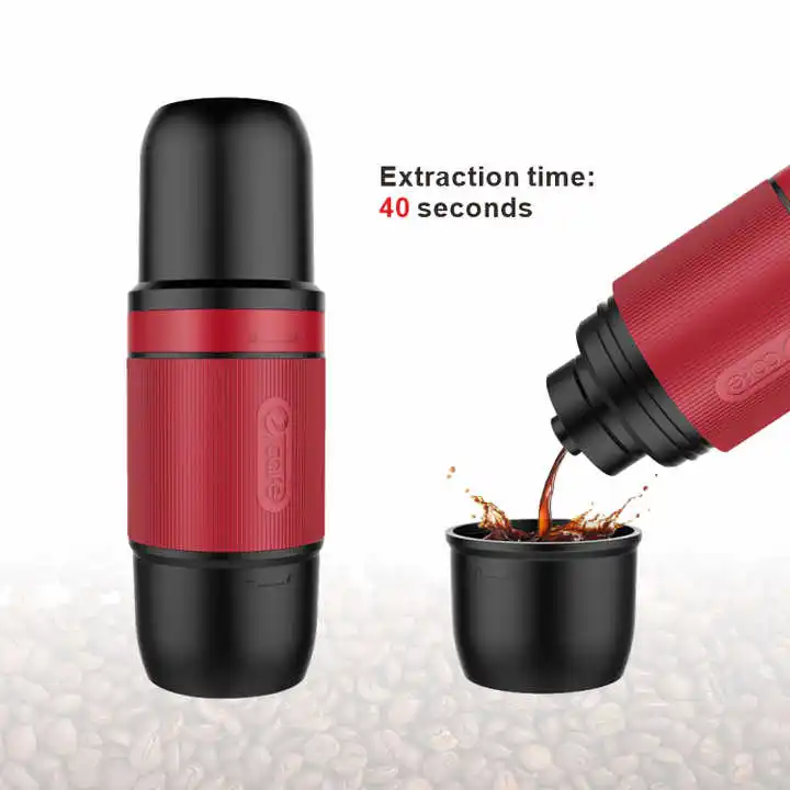 Fully Automatic Machine Portable Mini Espresso Machine Use 12V Custom ABS Aluminum Ce OEM Plug in Inox Machine