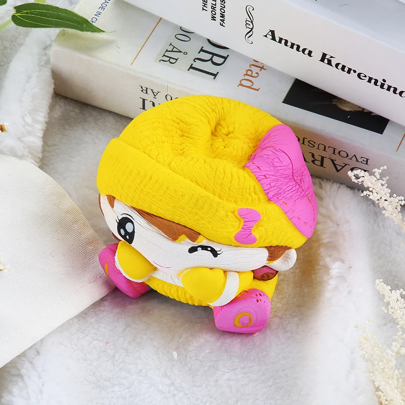cute girl Squishy Toy Hot Selling Decompression Squeeze Toy PU Stress Balls portrait Toys