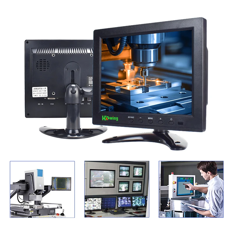 Smart Potable 8-10 Inch HD Car Monitors 12-24V H-DMI/VGA Advanced for Headrest Entertainment and Industrial Applications