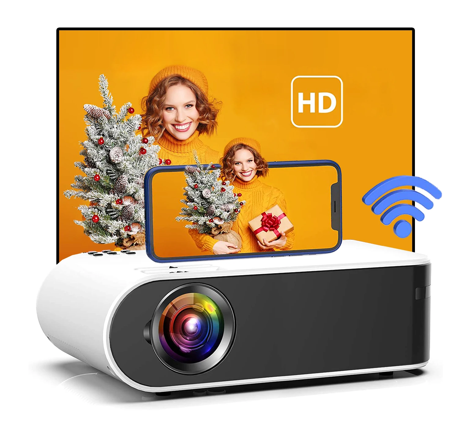 Oem Home Theater Lcd Led Projector 1080P Full Hd Video Proyector Home Cinema Projector Mini Big Screen Beamer