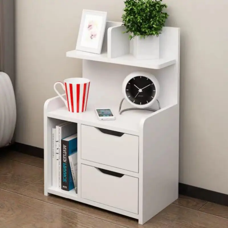 
W40*D25*H60cm/W32.5*D25.5*H60cm Side beige bedside table dimensions 