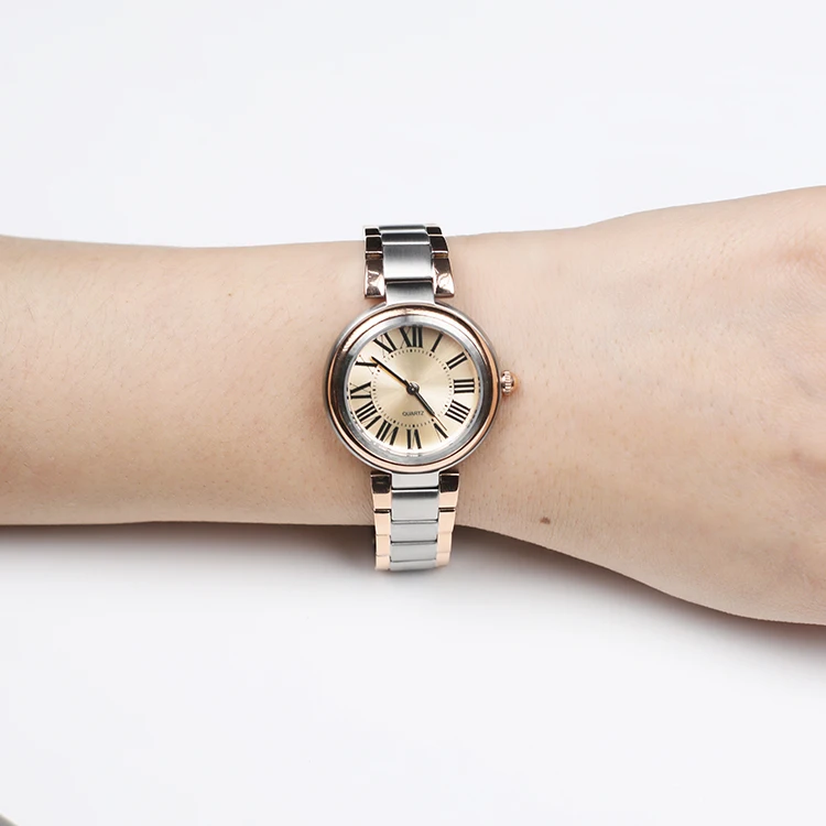Factory customize your own brand fashion slim watches for ladies personalized stainless steel water resistant wristwatch